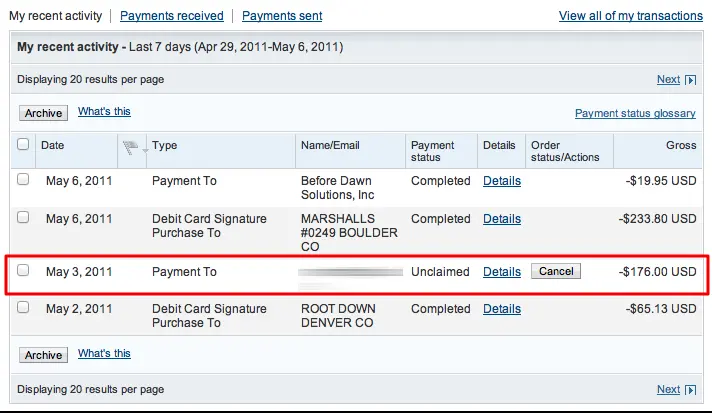 Unclaimed Funds On PayPal